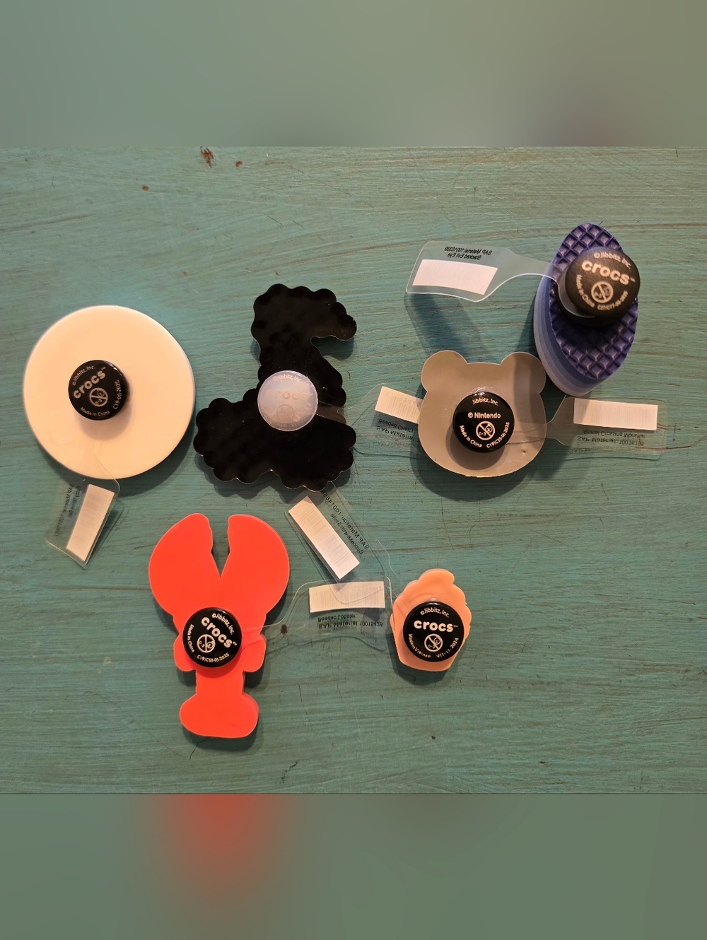 Crocs Jibbitz Bundle 6 NWT | Animal Crossing Marshal, Lobster, Cupcake, & More! - Picture 2 of 8